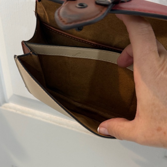 Coach Red and Cream Crossbody Bag - Picture 9 of 12